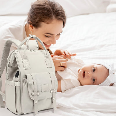 Sac à dos à langer Organisé et Stylé en amont