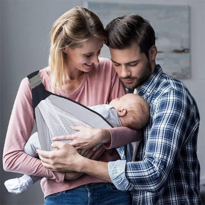echarpe de portage tissu mesh parents bebe