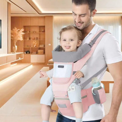 porte bebe multi fonctinnel rose bebe papa bebe un an