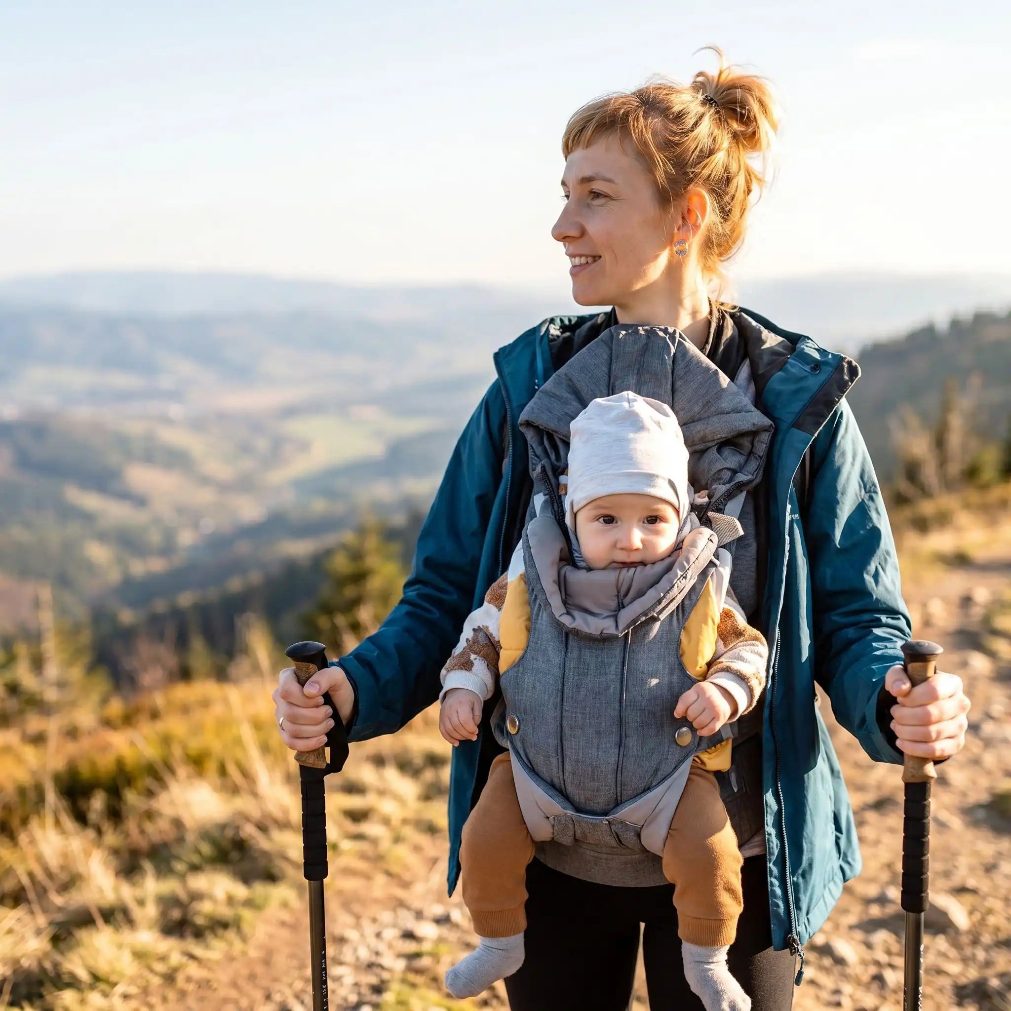 randonnee de montagne avec bebe