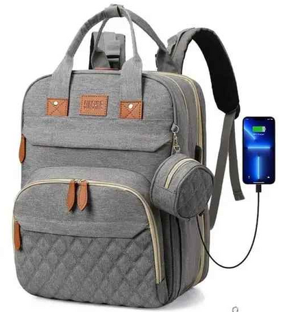 sac a dos a langer lit porte tetiine usb