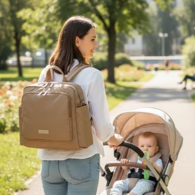 Sac à dos à langer | Grand et pratique - Libre avec Bébé