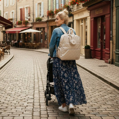 Sac à dos à langer | Multi-poches - Libre avec Bébé