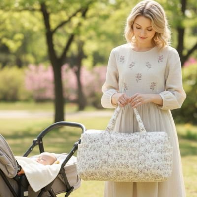 sac a langer imprime delicat xxl femme bebe